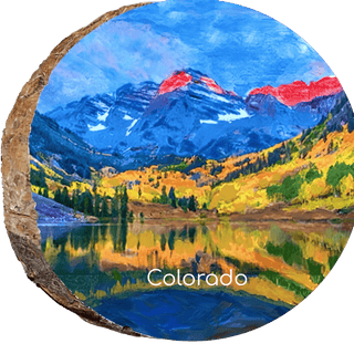 Maroon Bells in the Fall Ornament