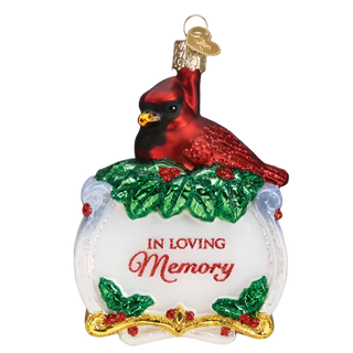 Memorial Cardinal Ornament