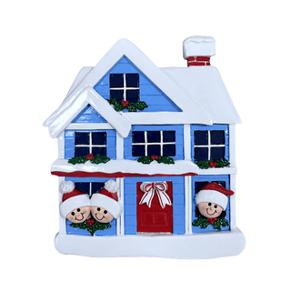 Window Charm Family 3 Ornament
