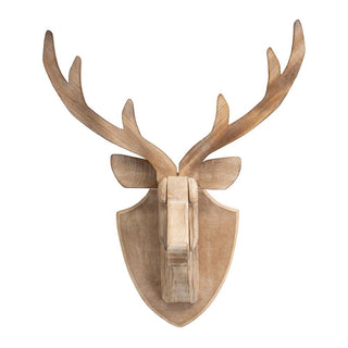 Wood Deer Mount