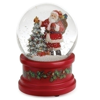 Musical Santa Tree Dome with Red Base