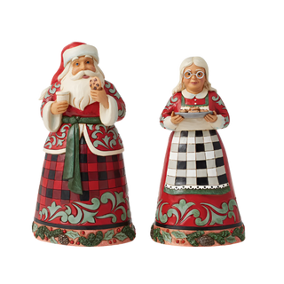 Jim Shore Highland Glen Santa & Mrs. Claus Figurine