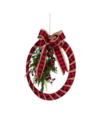 Red Plaid Wreath