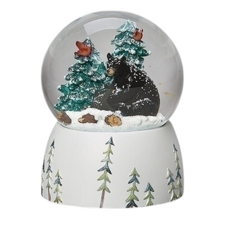 Forest Black Bear Snowglobe