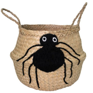 Seagrass Basket With Spider