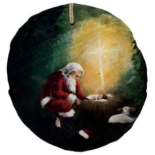 Traditional Kneeling Santa