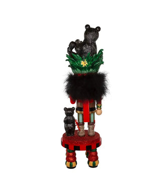 Black Bear Hat Nutcracker