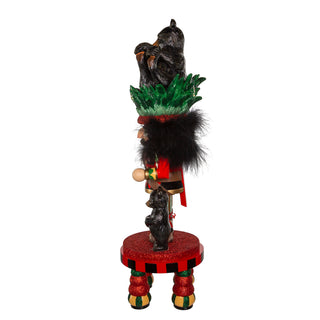 Black Bear Hat Nutcracker