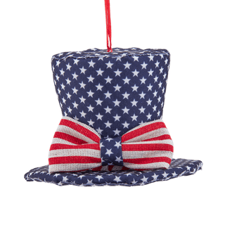 Patriotic Stars & Stripes Hat Ornament