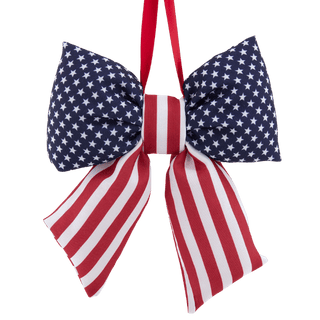 7,5" Patriotic Stars & Stripes Bow
