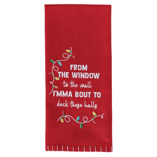 Deck The Halls Dishtowel