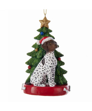 German Shorthaired Pointer Cmas Tree