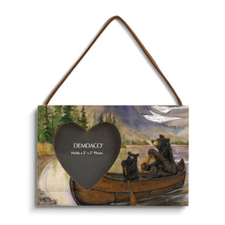 Canoe Trip Heart Magnet Ornament