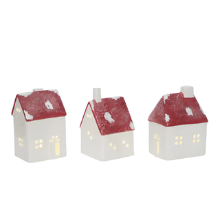 Light Up Cottage with glitter roof