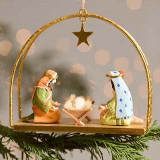 Patience Brewster Nativity Holy Family Ornament