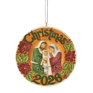 Dated 2026 Holy Family Ornament