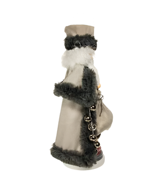 White Gray Santa Nutcracker