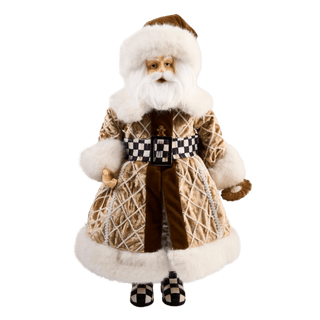 Gingerbread Fabric Mr. Santa