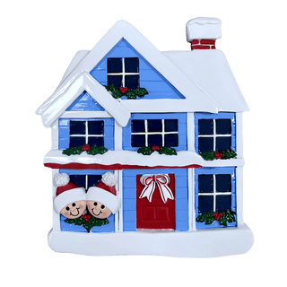 Window Charm Family 2 Ornament