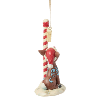 Rudolph by North Pole Sign Ornament