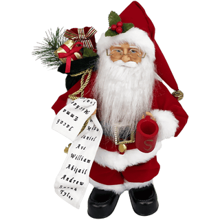 12" Music Holly Jolly Santa