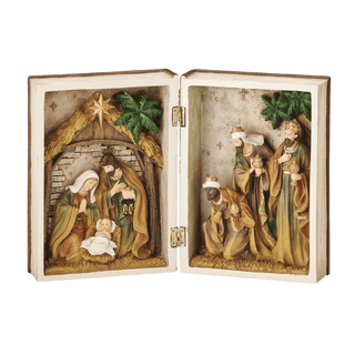 Traditional Nativity Book Figure