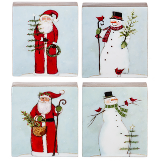 Santa & Snowman Art Blocks