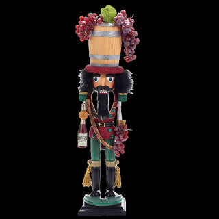 19" Hollywood Nutcrackers™ Wine Barrel Hat Nutcracker