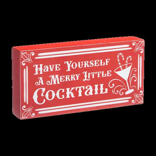 Merry Little Cocktail Sign