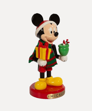 10" Disney© Mickey Mouse With Present Nutcracker