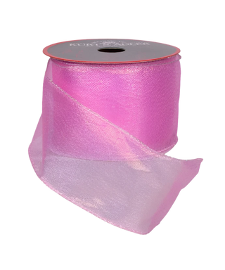 Pink Iridescent Sheer Ribbon