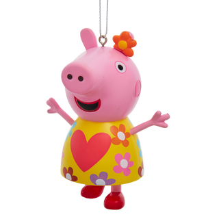 3.5" Peppa Pig™ In Yellow Dress Ornament