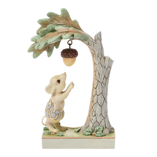 Woodland Mouse and Acorn Figurine
