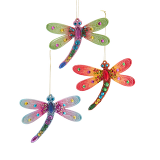 Colorful Dragonfly Ornaments, 3A