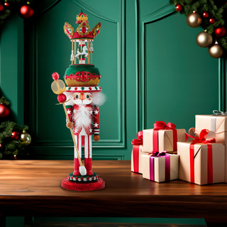 15" Hollywood Nutcrackers™ Musical Carousel Hat Nutcracker