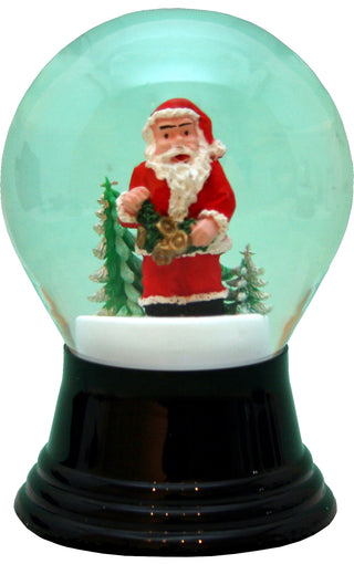 Austrian Santa Snowglobe