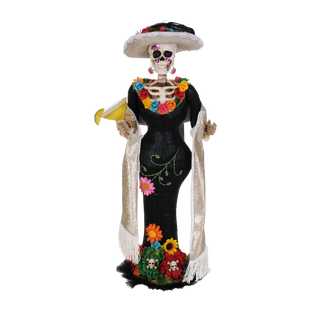 Karen Didion Fiesta Flores Skeleton