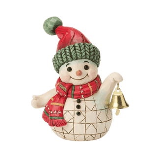 Snowman Holding Bell Mini