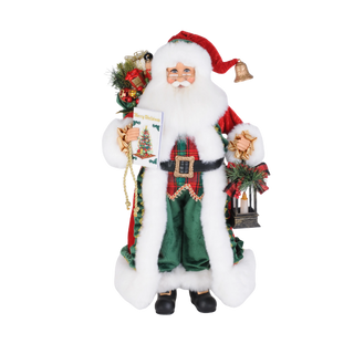 Karen Didion Lighted Christmas Stories Santa Small