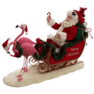 Fabriche Santa With Flamingos