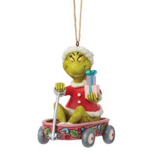 Grinch in Wagon Ornament