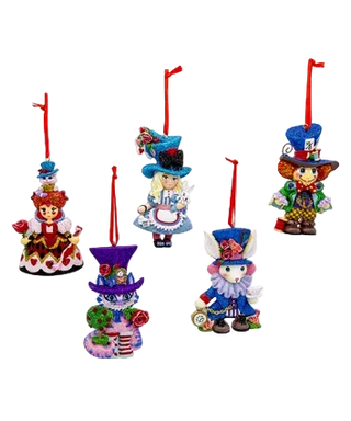 Alice In Wonderland Ornaments 5A