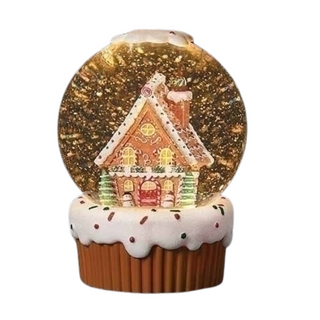 LED Swirl Gingerbread Cupcake