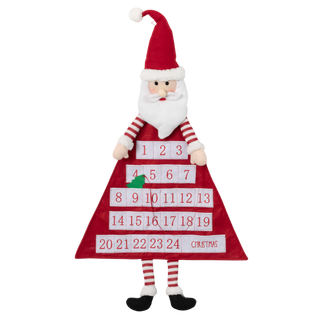 Fabric Santa Advent Calendar