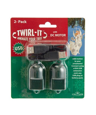 USB 2 Pack Twirl-It with DC Motor