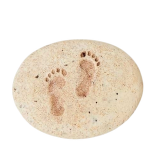 Footprints Pocket Stone