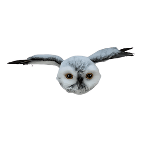 Flying Grey Owl Ornament