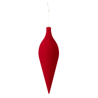 Red Velvet Tear Drop Ornament