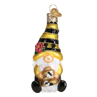 Bee Happy Gnome Ornament