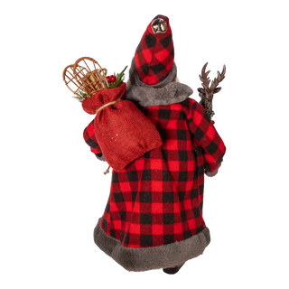Kringles Red and Grey Santa